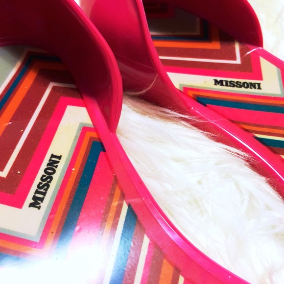 Missoni D’Orsay Peep Toe PVC Jelly Flats 🎀 - Picture 5 of 6